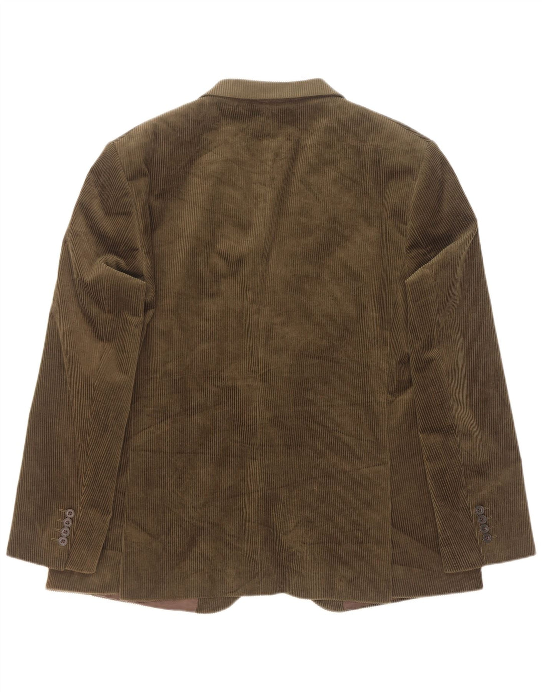 Giacca blazer in velluto a coste a 2 bottoni Marks & Spencer da uomo UK 40 grande kaki