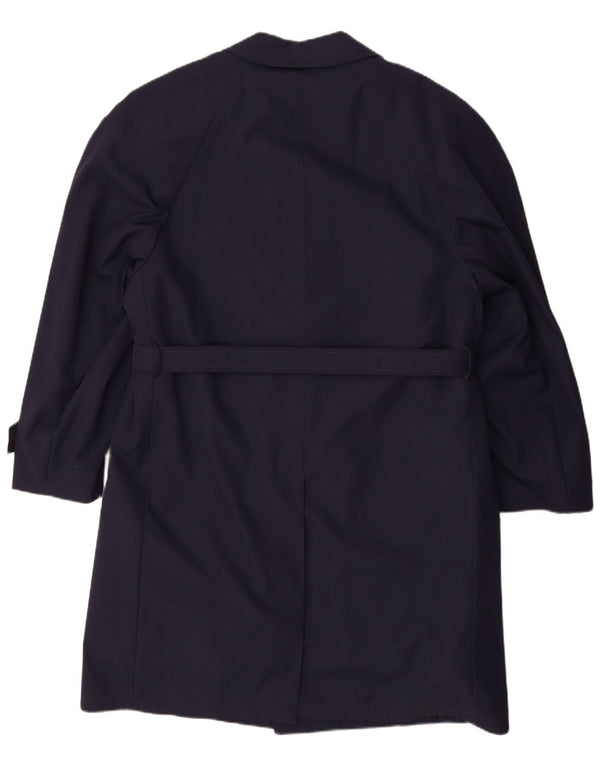 Cappotto Sherpa da uomo VINTAGE UK 40 grande blu navy