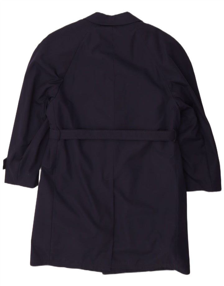 Cappotto Sherpa da uomo VINTAGE UK 40 grande blu navy