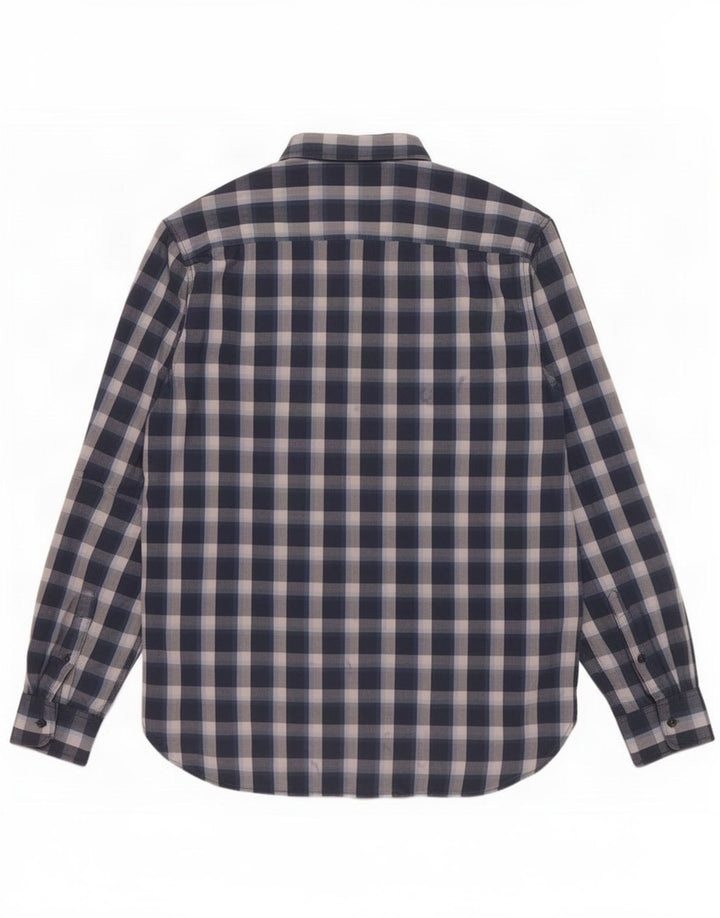 Camicia Timberland da uomo vestibilità regolare XL blu navy a quadri
