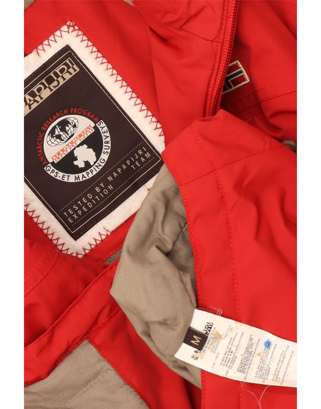 Giacca a vento da uomo Napapijri UK 38 Medium Red Poliestere