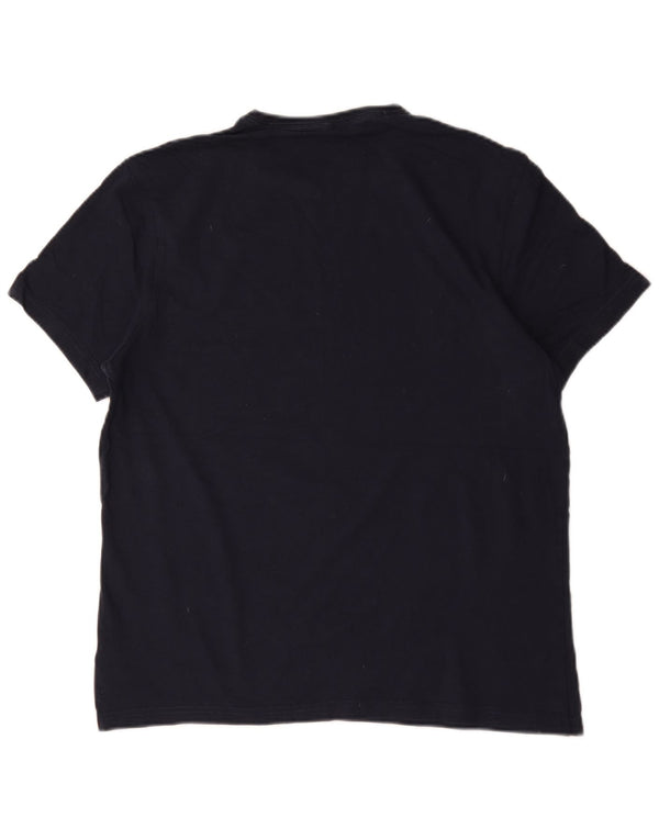 T-shirt da uomo dalla vestibilità classica Jack Wills Top grande in cotone blu navy