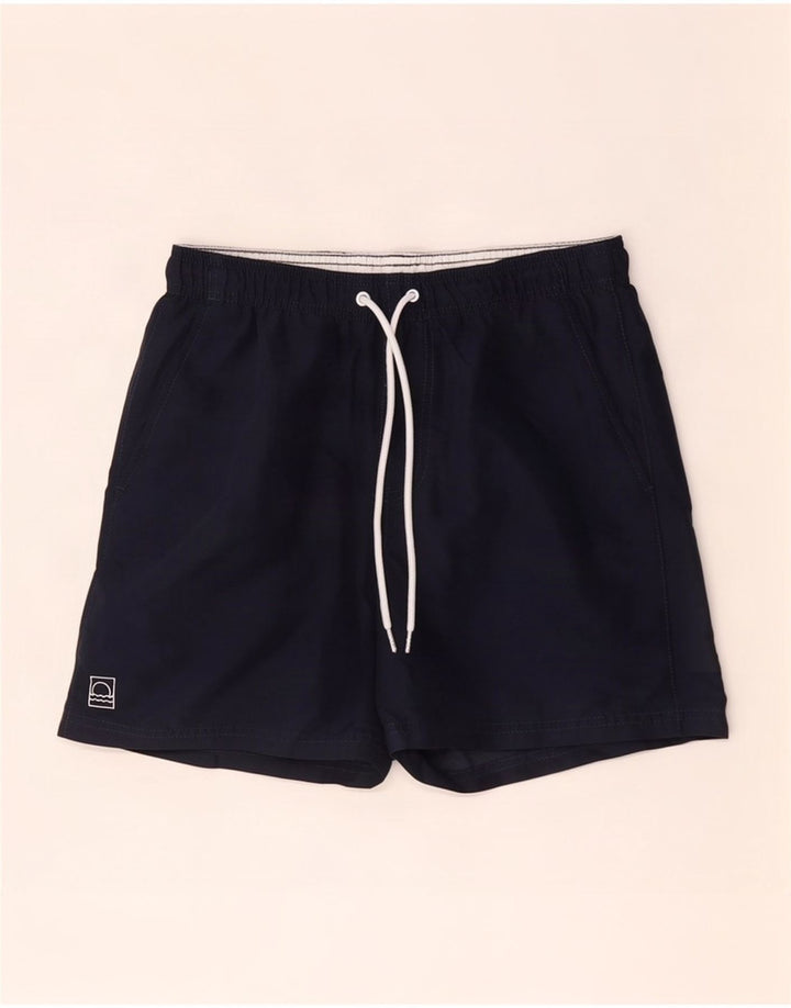 Pantaloncini da bagno da uomo Marks & Spencer piccoli in poliestere blu navy