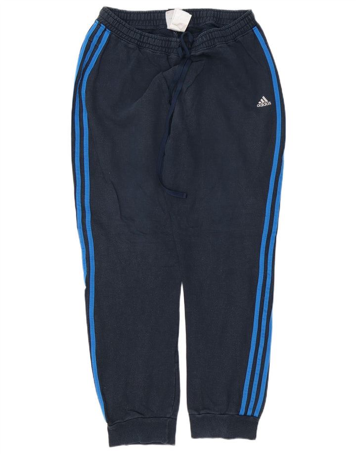 Pantaloni da tuta da uomo ADIDAS Joggers UK 40/42 Medio cotone blu navy