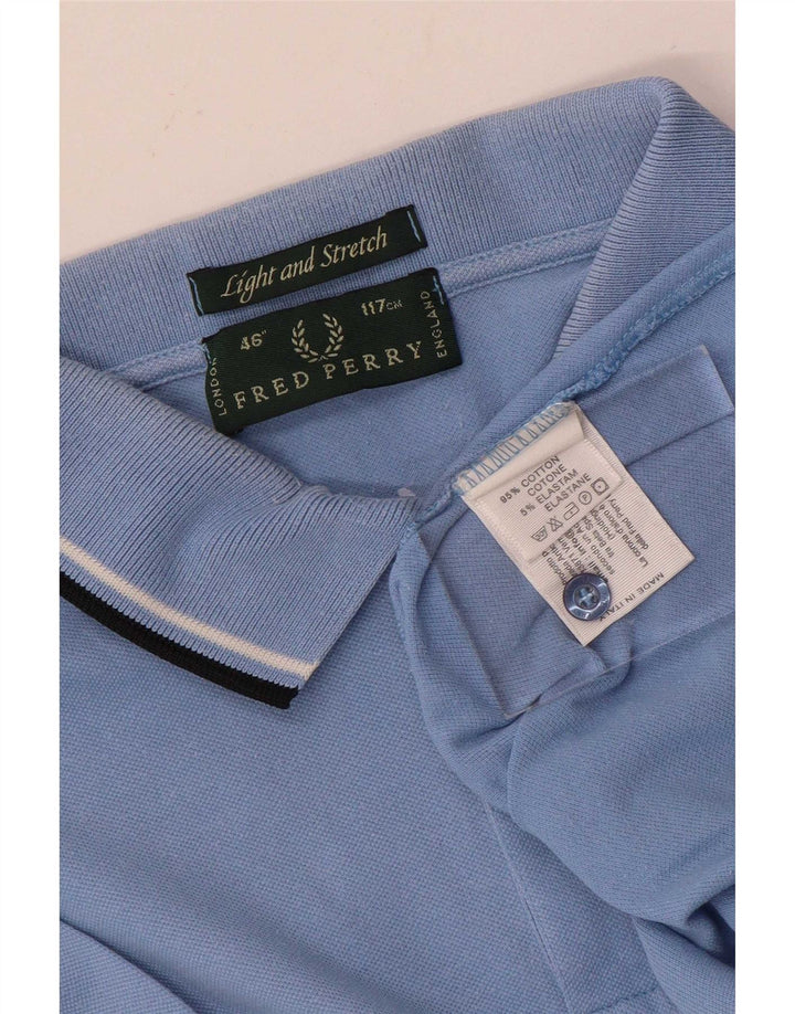 Polo Fred Perry da uomo leggera ed elasticizzata grande blu