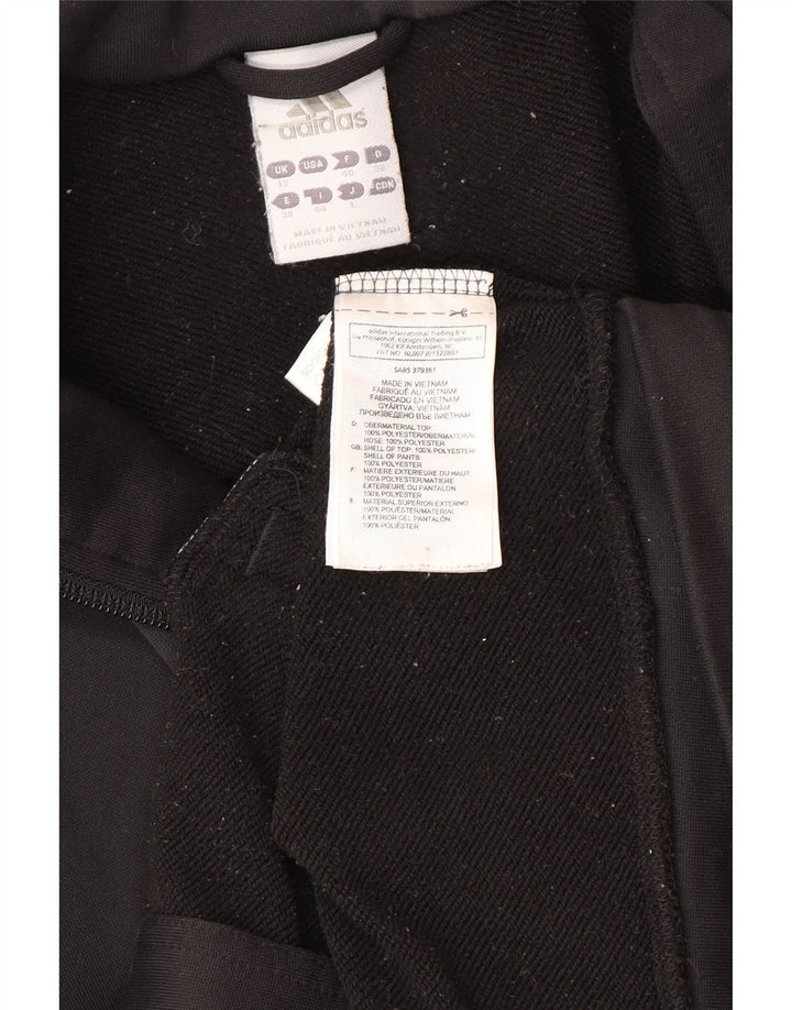 Giacca da tuta da donna ADIDAS UK 12 Medium Black Colourblock