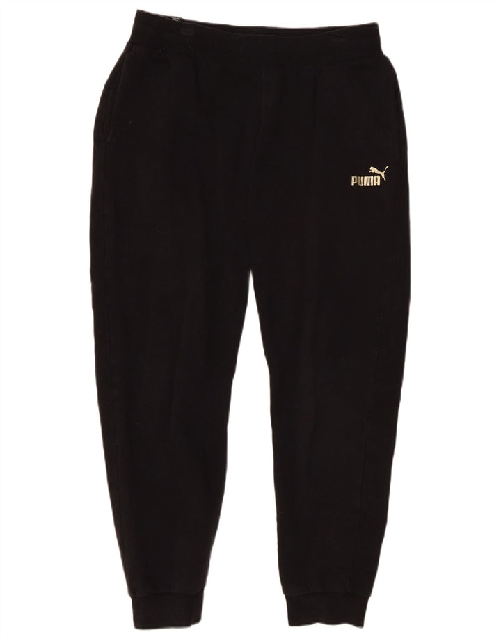 Pantaloni da tuta da donna PUMA Joggers UK 14 Medium Black Cotton