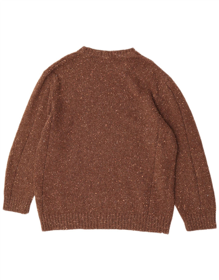 Maglione maglione girocollo da uomo Camel Active XL marrone screziato