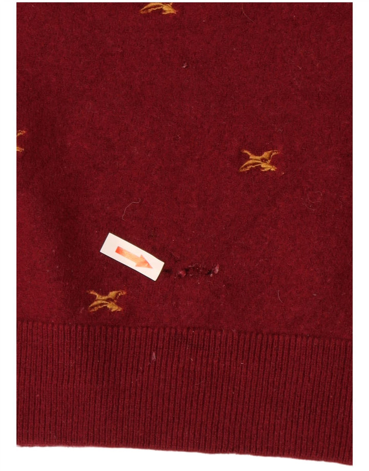 Maglione girocollo da donna con motivo astratto Carhartt UK 14 grande rosso