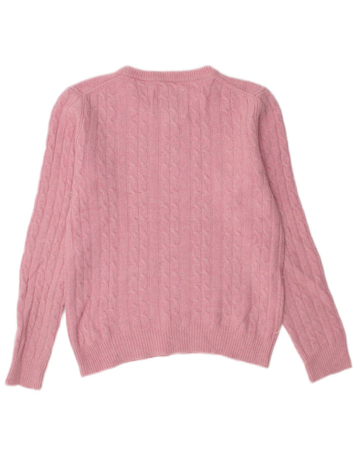 Maglione maglione girocollo da donna Jack Wills UK 10 piccolo rosa