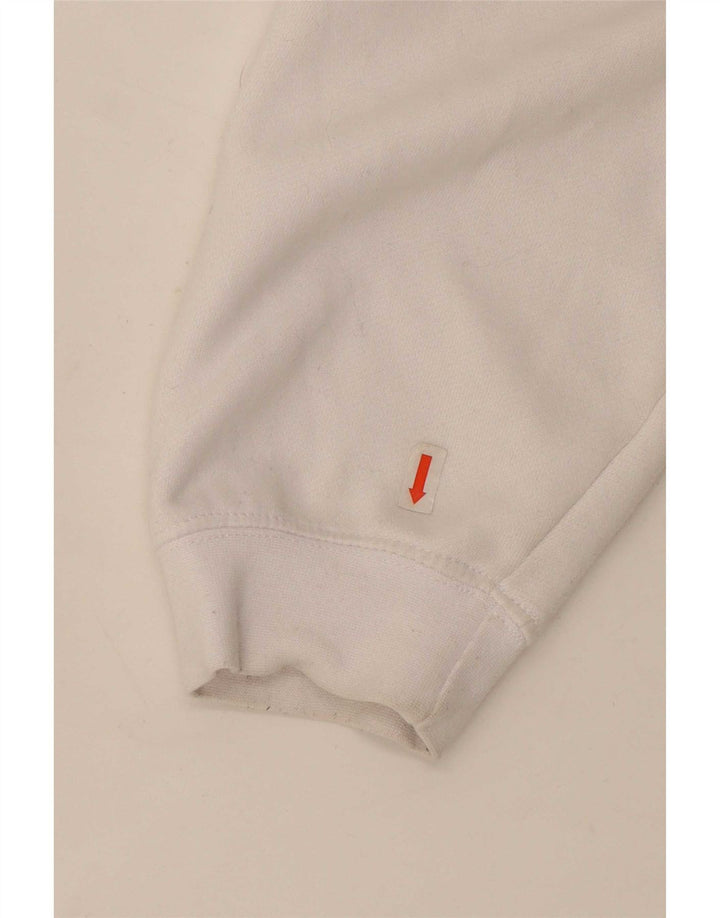 Fila Felpa grafica da uomo Maglione grande cotone bianco