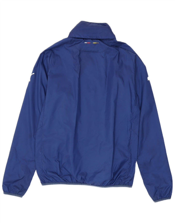 Giacca antipioggia con cappuccio Puma da uomo Arsenal UK 38 nylon blu medio