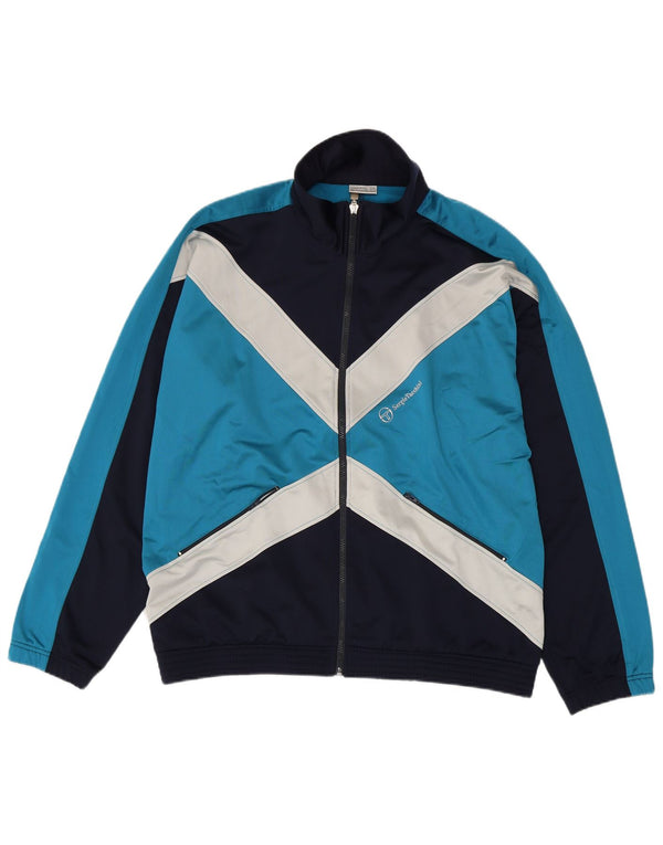 Tuta intera da uomo Sergio Tacchini IT 54 XL Blu Navy Colourblock