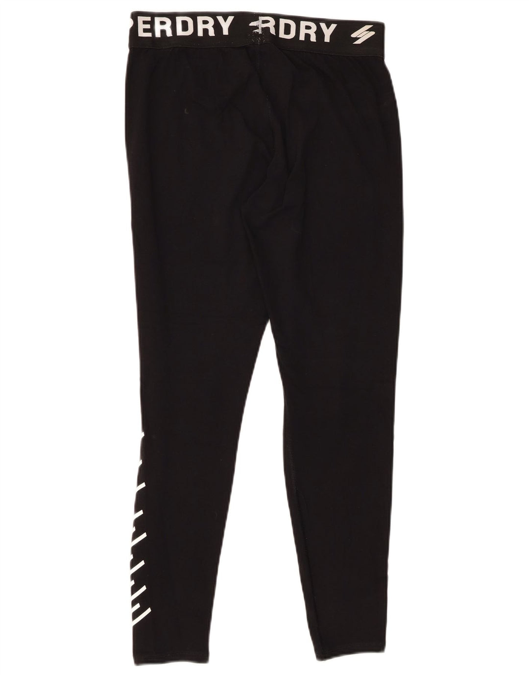 Leggings grafici da donna SUPERDRY UK 12 medio nero