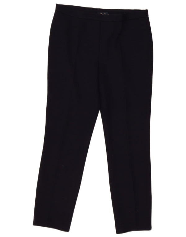 Pantaloni casual slim da donna Luisa Spagnoli IT 44 Medium W32 L28 Blu Navy