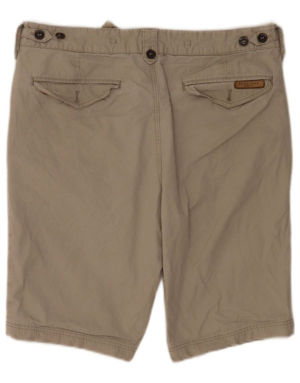 Burberry Mens Chino Shorts W30 Medium Grey Cotton