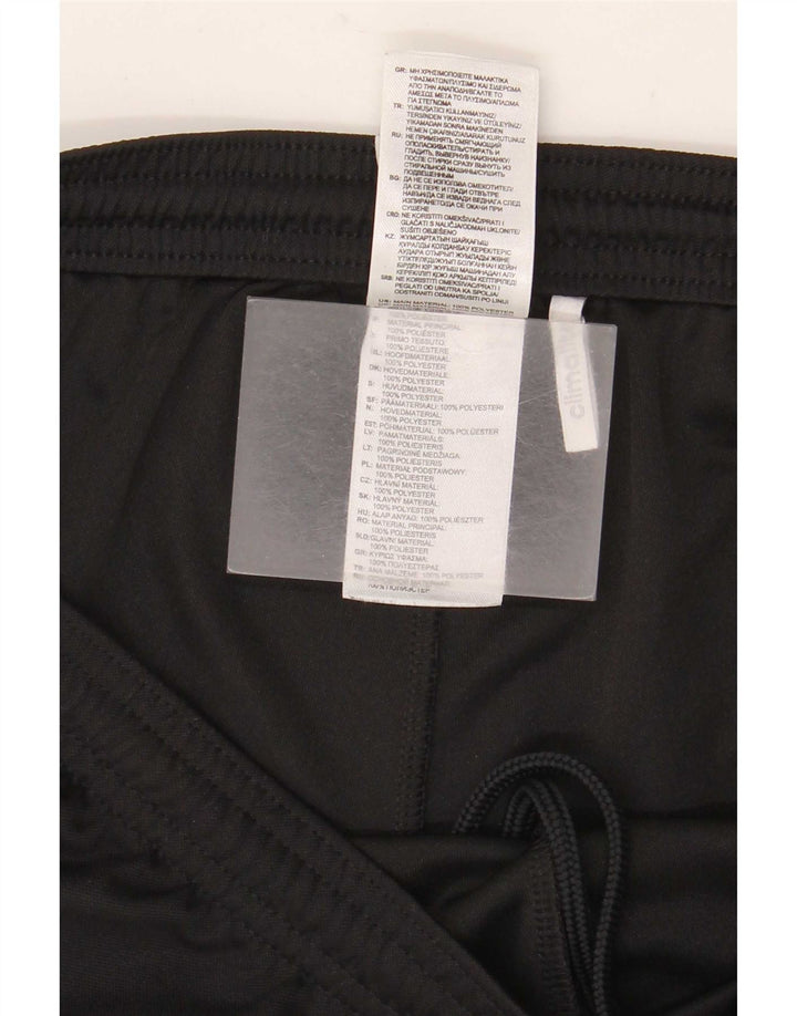 Pantaloncini sportivi Adidas Climalite da uomo grandi in poliestere nero