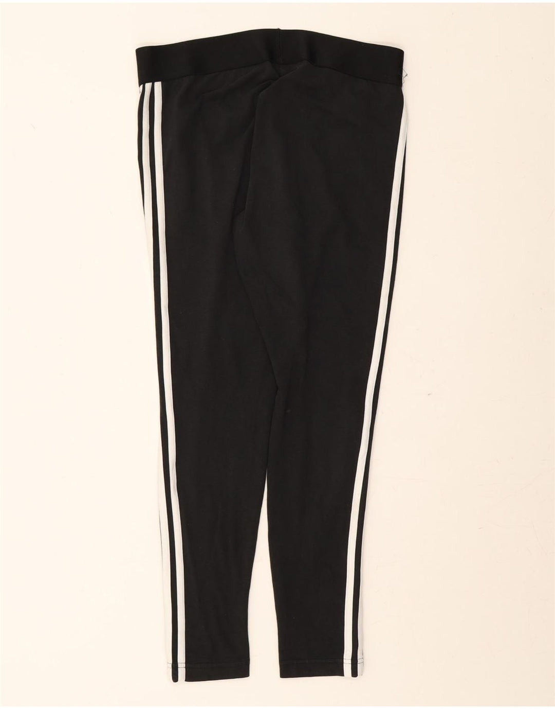 ADIDAS Womens Leggings UK 16/18 Large Black Vintage Adidas and Second-Hand Adidas from Messina Hembry 