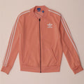 Giacca da ginnastica grafica da donna Adidas UK 8 Small Pink Poliestere