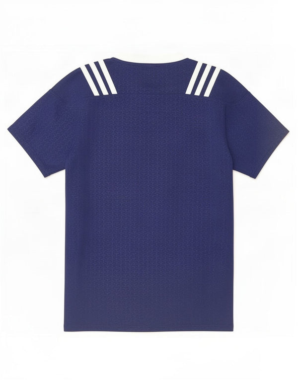 T-shirt da uomo Adidas Top media blu navy in poliestere