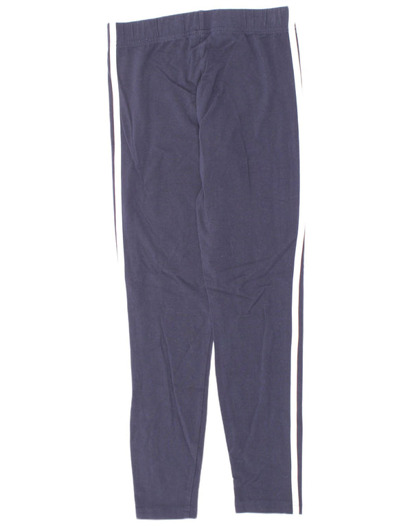Leggings Adidas Bambina 13-14 Anni Cotone Blu Navy