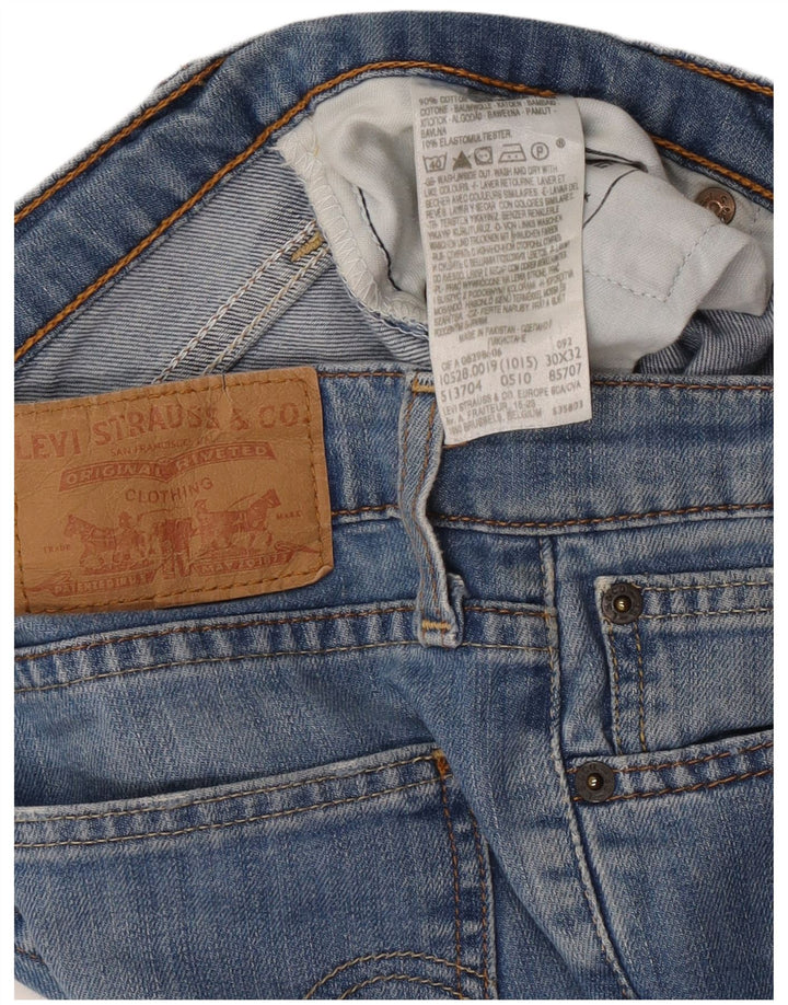 Jeans dritti da donna Levi's W30 L30 cotone blu