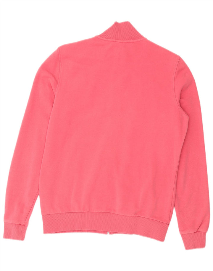 PUMA Womens Tracksuit Top Jacket UK 16 Large  Pink Cotton