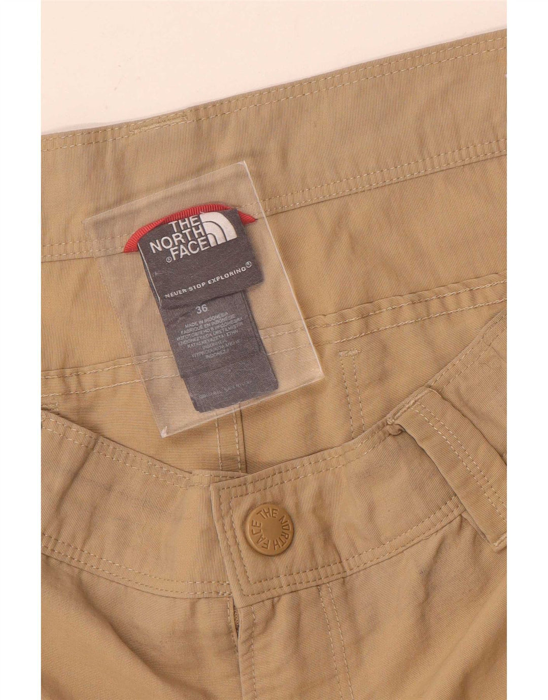 Pantaloncini cargo da uomo The North Face W36 Large Beige Nylon