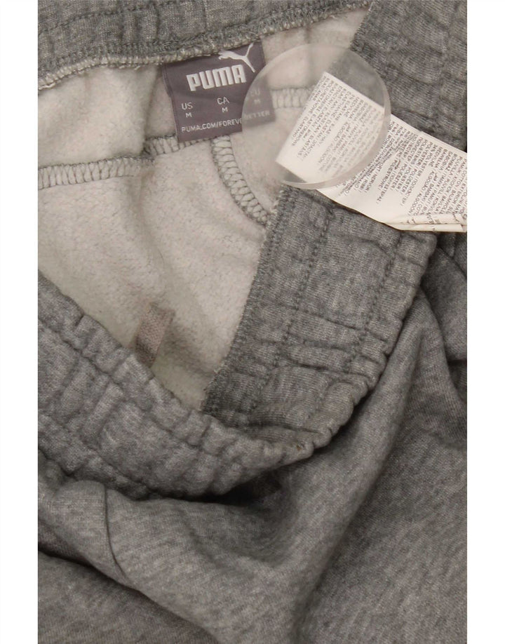 Pantaloni da tuta da uomo Puma Joggers in cotone grigio medio