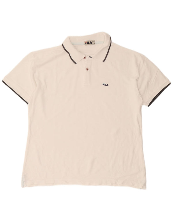 Polo da uomo Fila IT 52 Large bianca