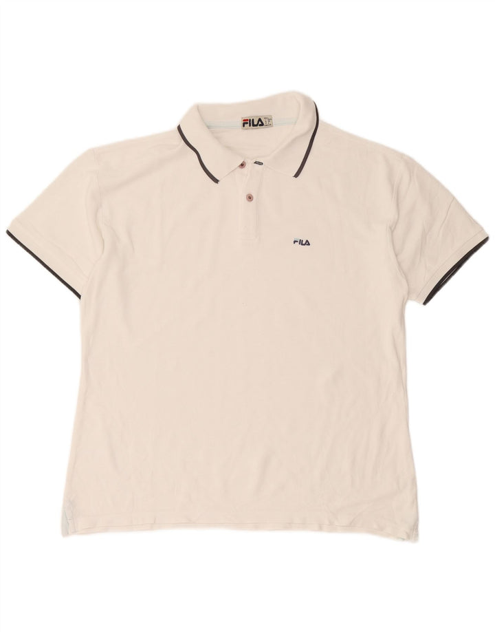 Polo da uomo Fila IT 52 Large bianca