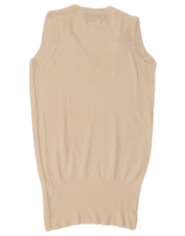 Canotta da donna Zara UK 12 Rayon bianco medio