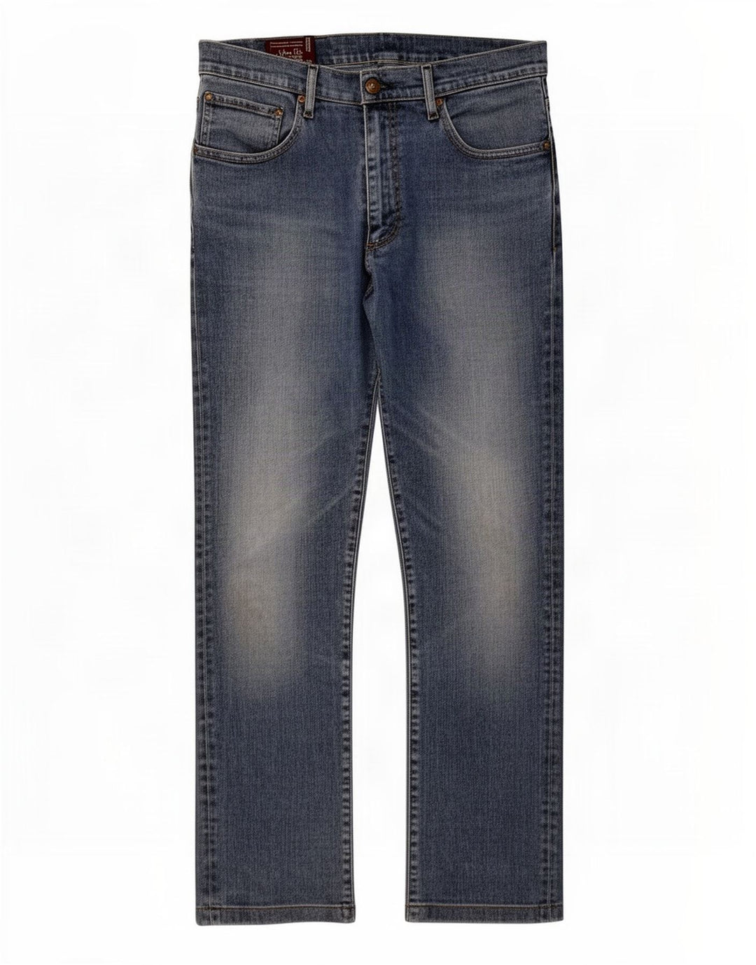 Jeans dritti da uomo Marlboro Classics W33 L30 cotone blu