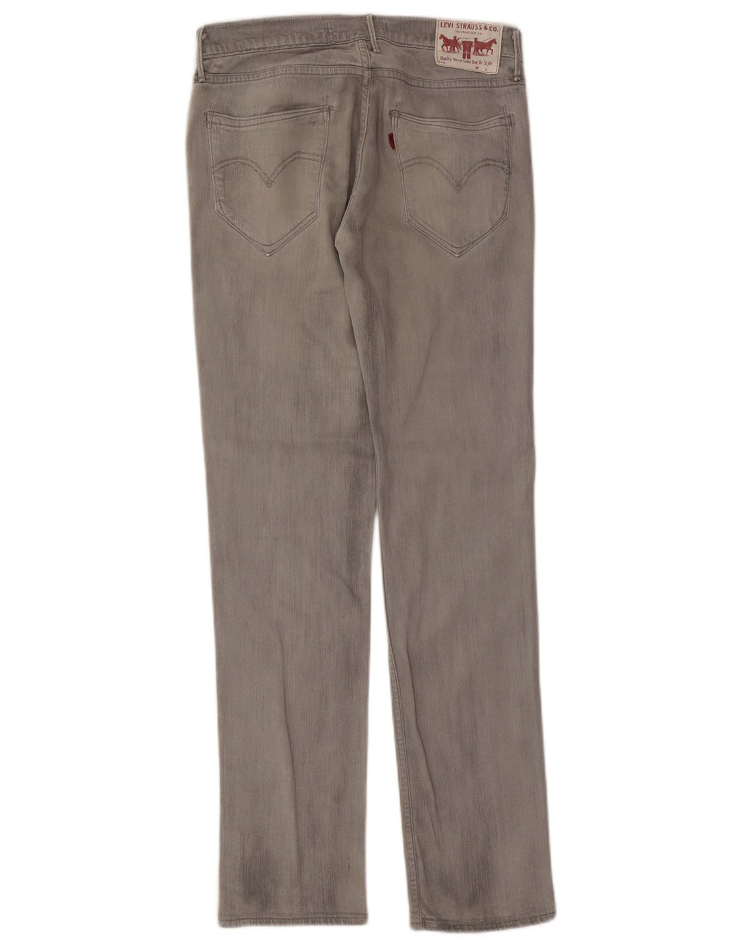 Jeans Levi's Donna 519 Slim W30 L32 Cotone Grigio