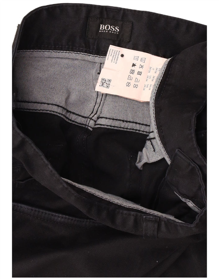 Jeans slim da uomo Hugo Boss W34 L34 cotone nero
