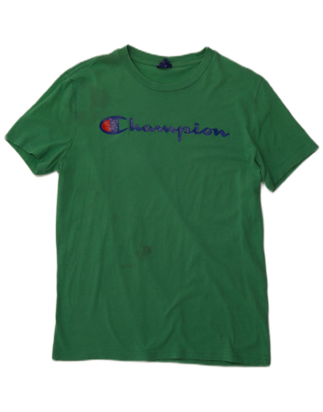 T-shirt grafica da uomo CHAMPION Top piccola verde