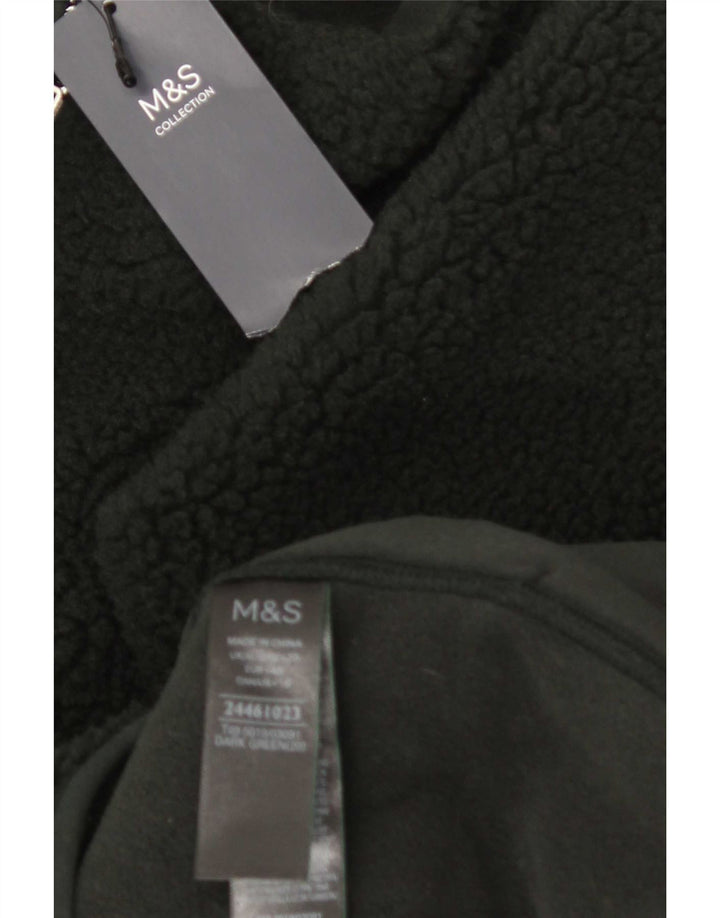 Giacca in pile da donna Marks & Spencer UK 20 2XL poliestere verde