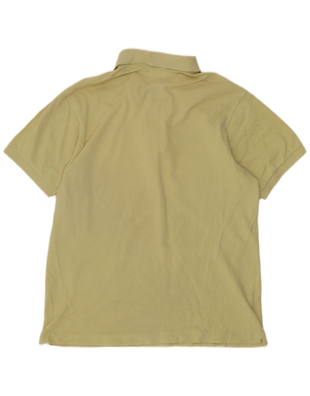 Polo Lacoste da uomo vestibilità regolare taglia 4 cotone giallo medio