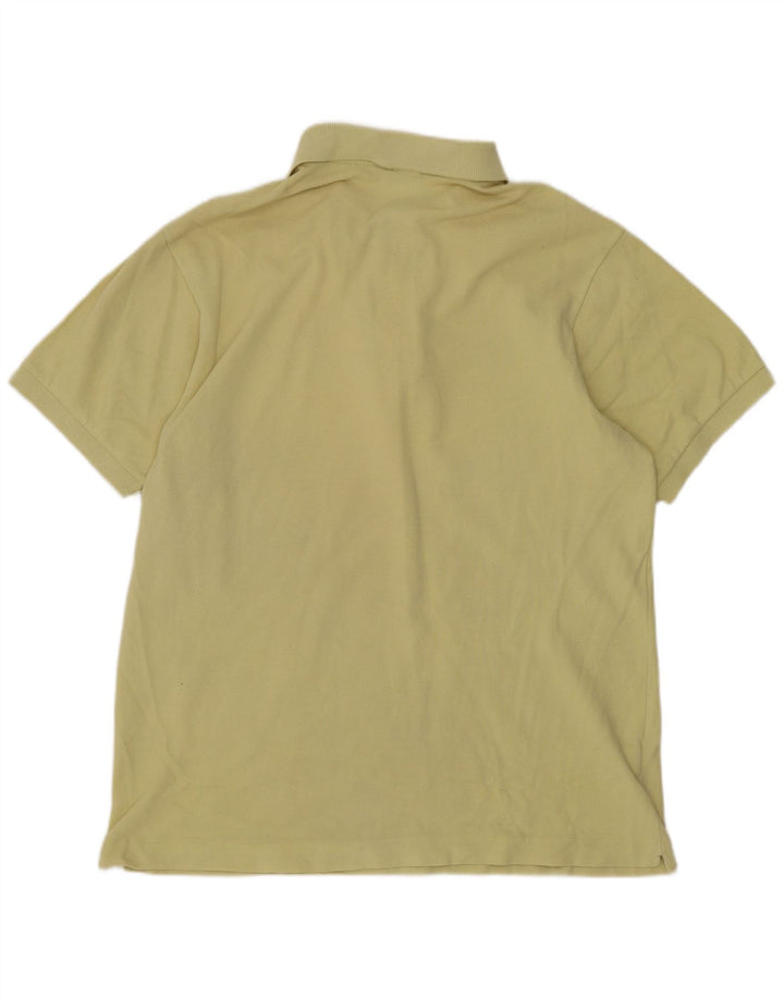 Polo Lacoste da uomo vestibilità regolare taglia 4 cotone giallo medio