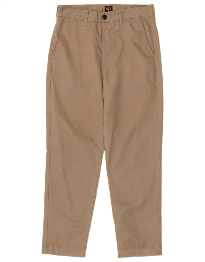 Pantaloni chino da uomo dalla vestibilità comoda LEE W30 L28 in cotone beige