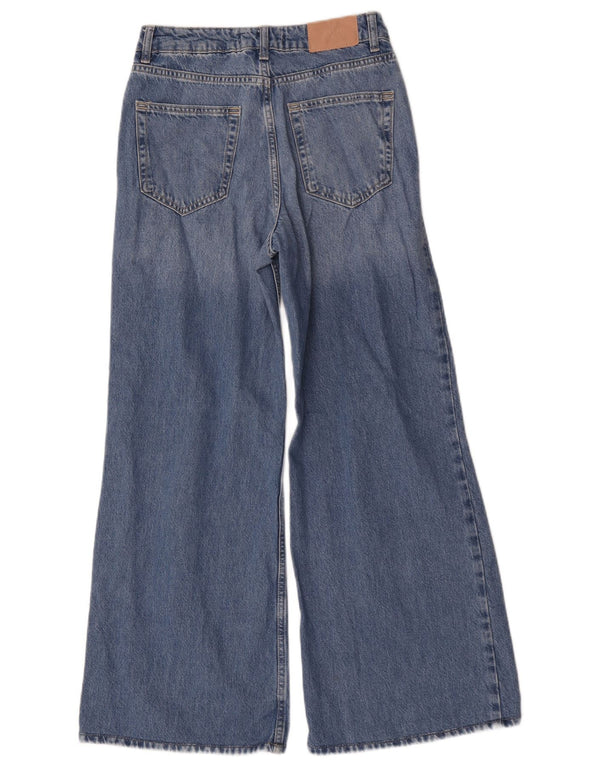 Jeans a gamba larga da donna Zara EU 34 2XS W24 L28 Cotone blu