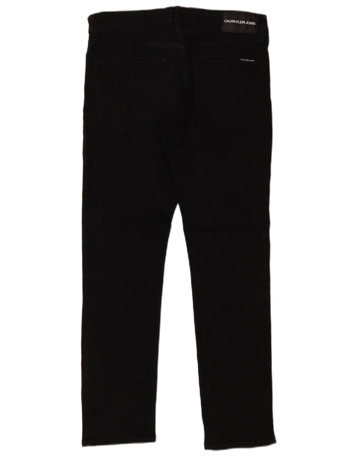 Jeans slim da uomo Calvin Klein W31 L30 cotone nero