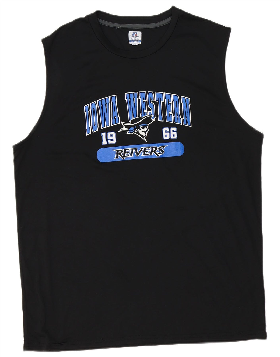 Canotta grafica da uomo Dri-Power Russell Athletic XL nera