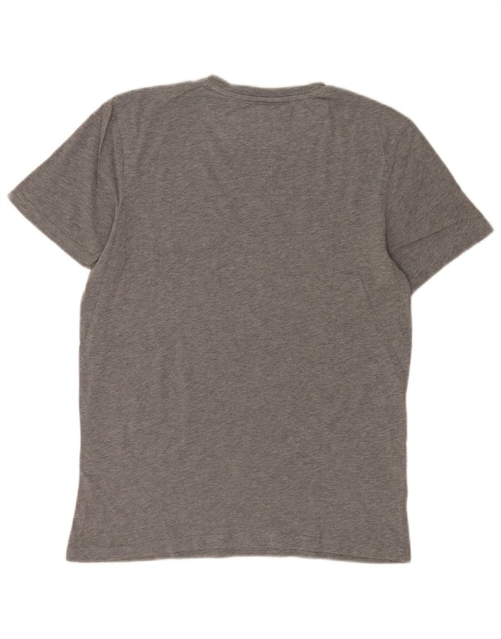 T-shirt da uomo Lyle & Scott Top piccola in cotone color block grigio