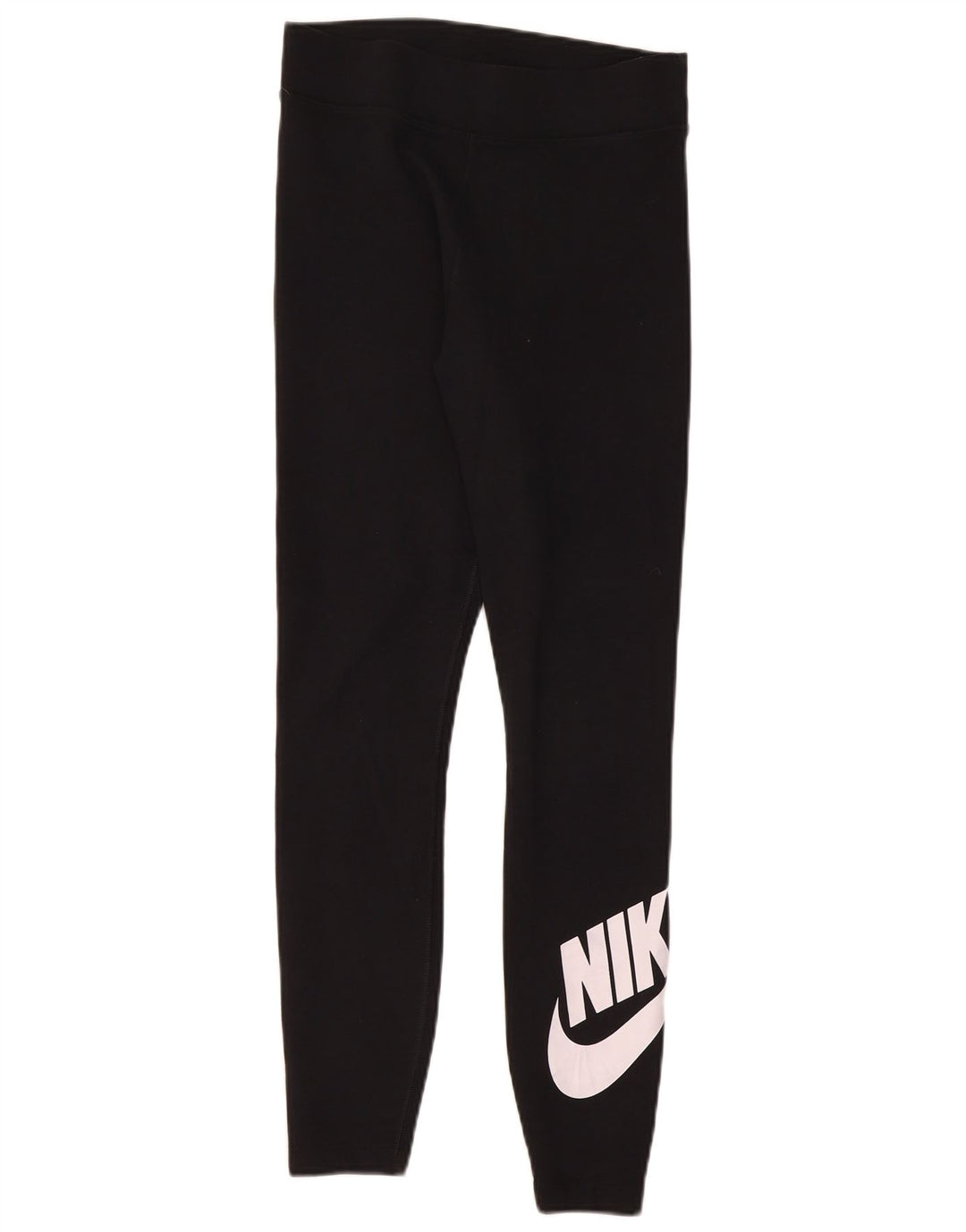 Leggings grafici da donna Nike UK 12 cotone medio nero