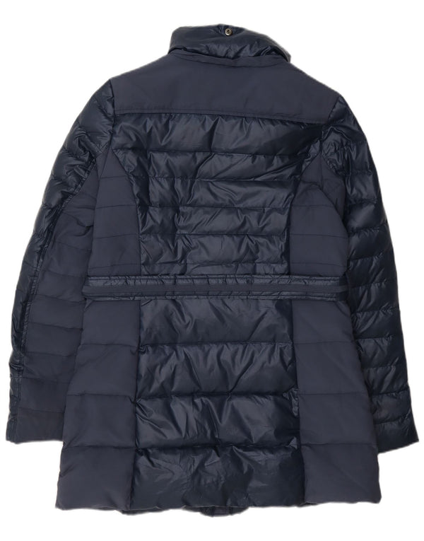 Cappotto imbottito da donna Refrigue UK 14 grande poliestere blu navy