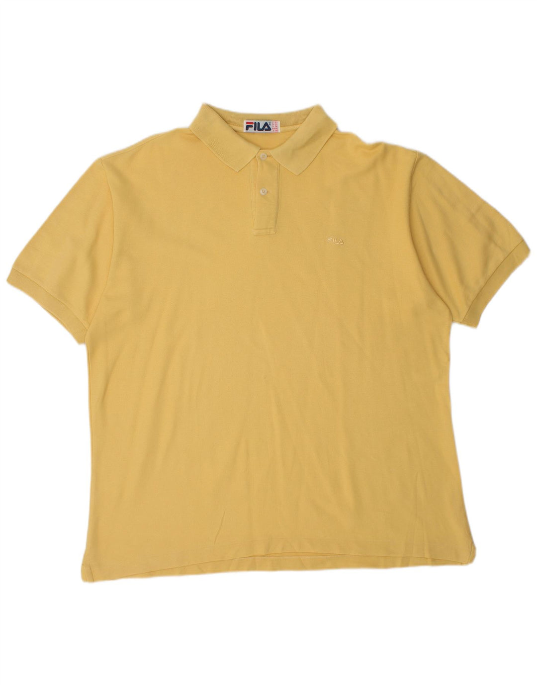Polo Uomo Fila IT 52 Large Giallo Cotone