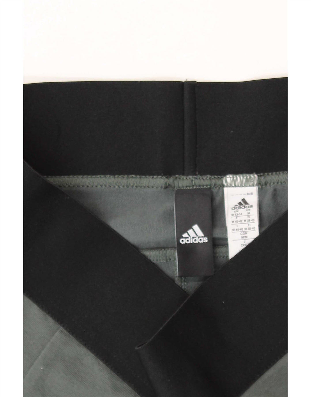 Leggings Adidas da donna UK 12/14 Cotone color block grigio medio