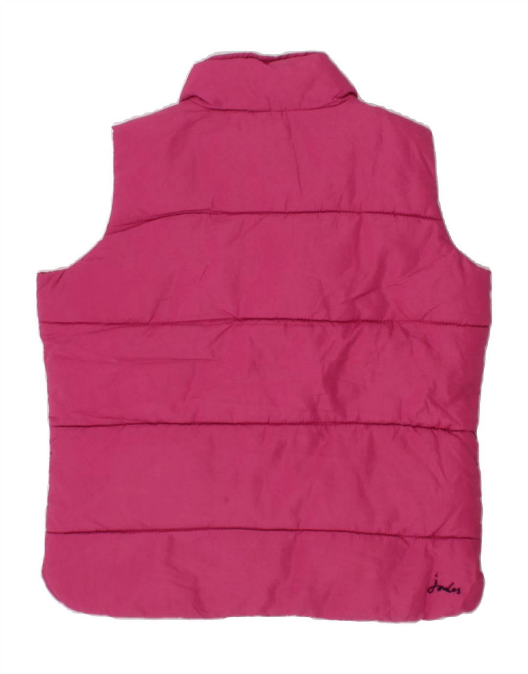 JOULES Girls Padded Gilet 5-6 Years Pink Polyester Vintage Joules and Second-Hand Joules from Messina Hembry 