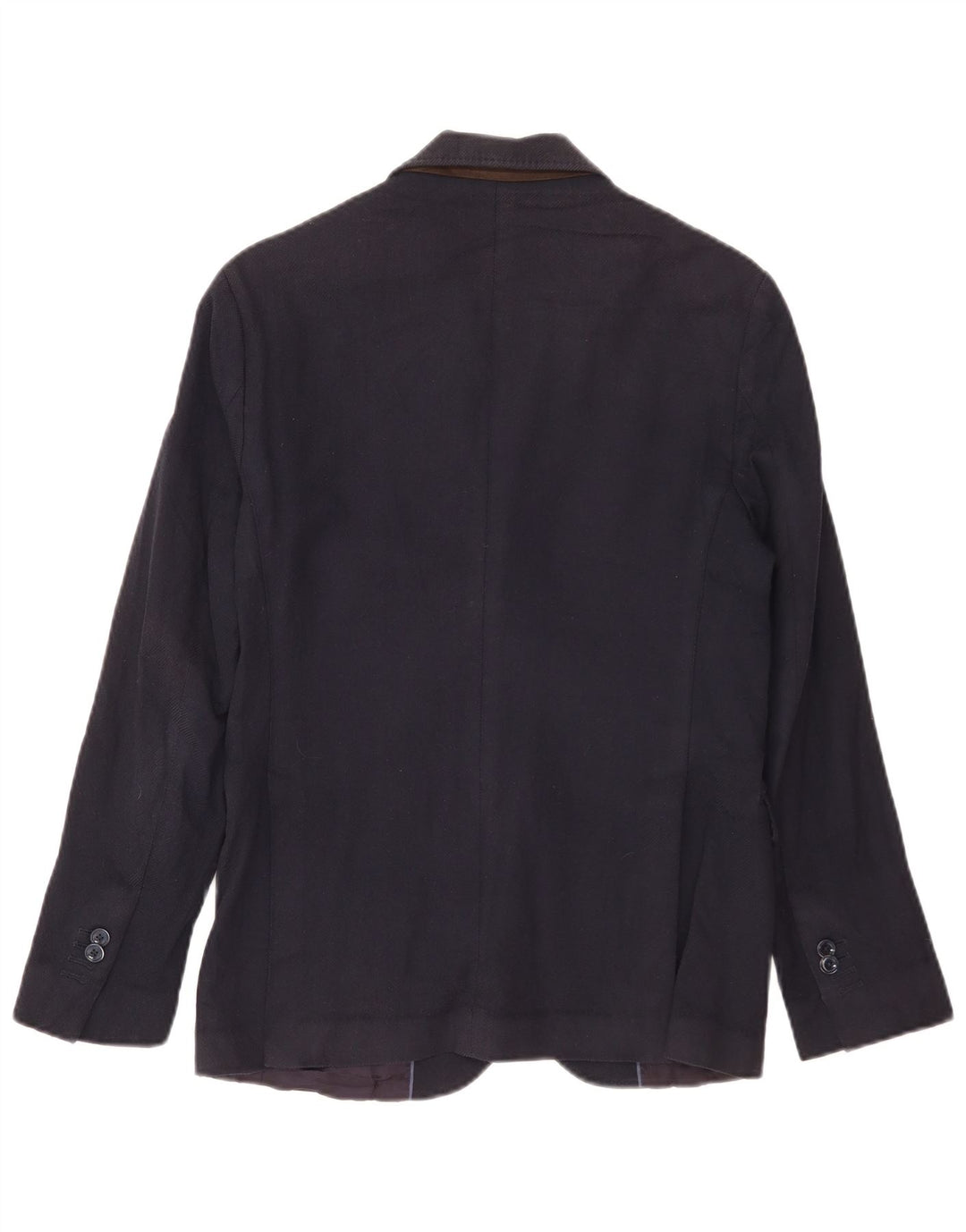 Giacca blazer da uomo a 2 bottoni Massimo Dutti EU 46 piccola in cotone blu navy